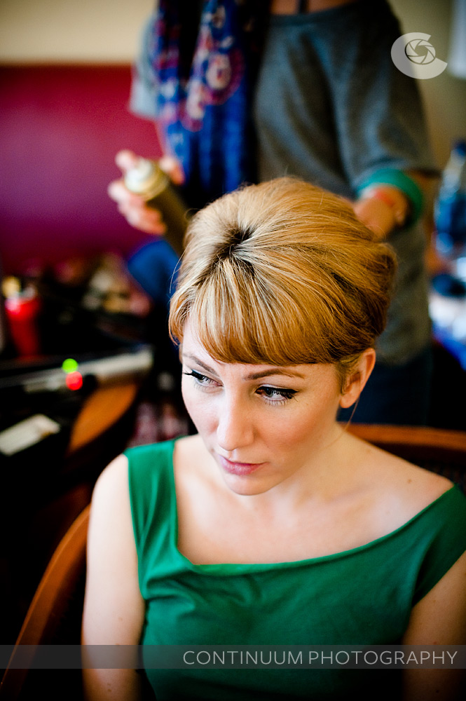 fantastic retro hairstyle