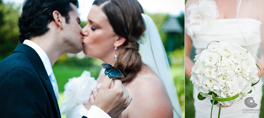 a real live butterfly on your wedding day