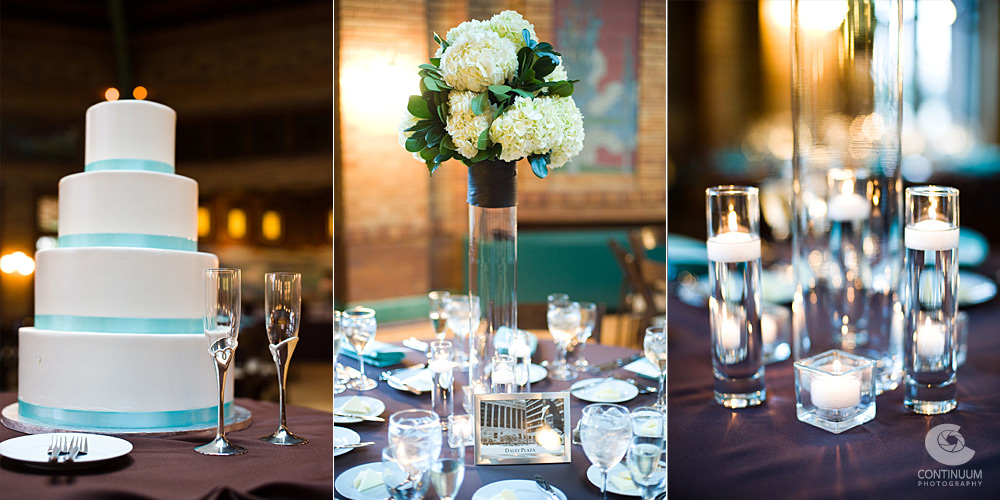 simple modern wedding details