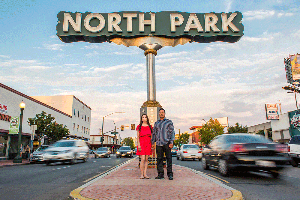 north park neighborhood engagement photos 24