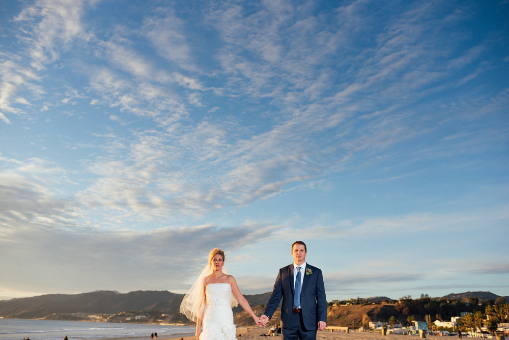 intimate santa monica beach wedding 46